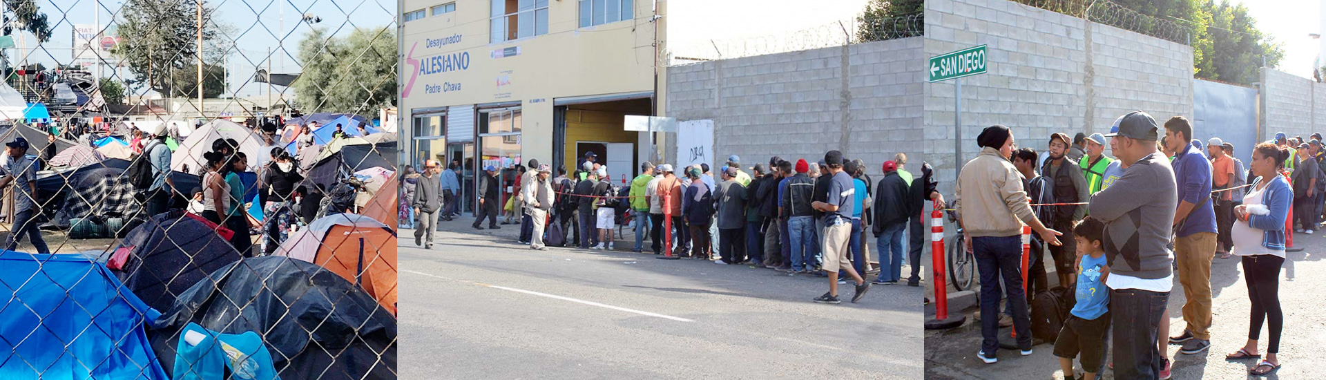 Los Salesianos de Tijuana dan de comer a 2.000 migrantes de la caravana