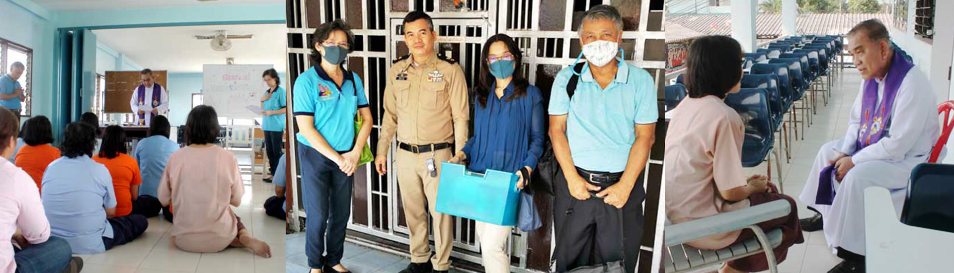 Atención y acompañamiento salesiano en las cárceles de Tailandia