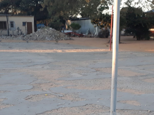 Renovación del patio del centro juvenil con 246 menores en Rundu