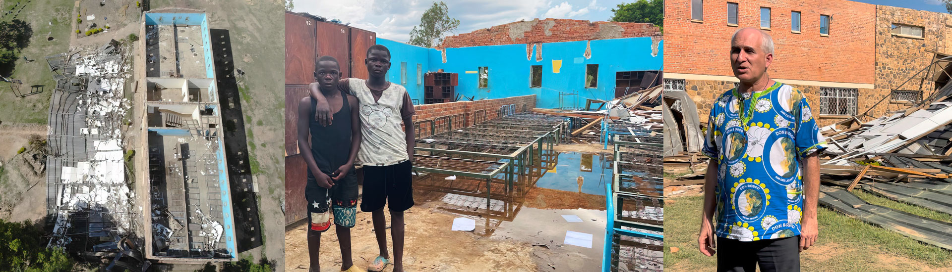 Una fuerte tormenta destroza el techo de La Ciudad de los Jóvenes en Lubumbashi (RD Congo) sin causar heridos