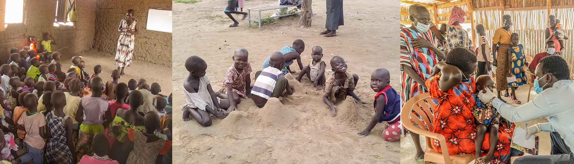 Comida y educación para los desplazados internos de Don Bosco Gumbo en Sudán del Sur