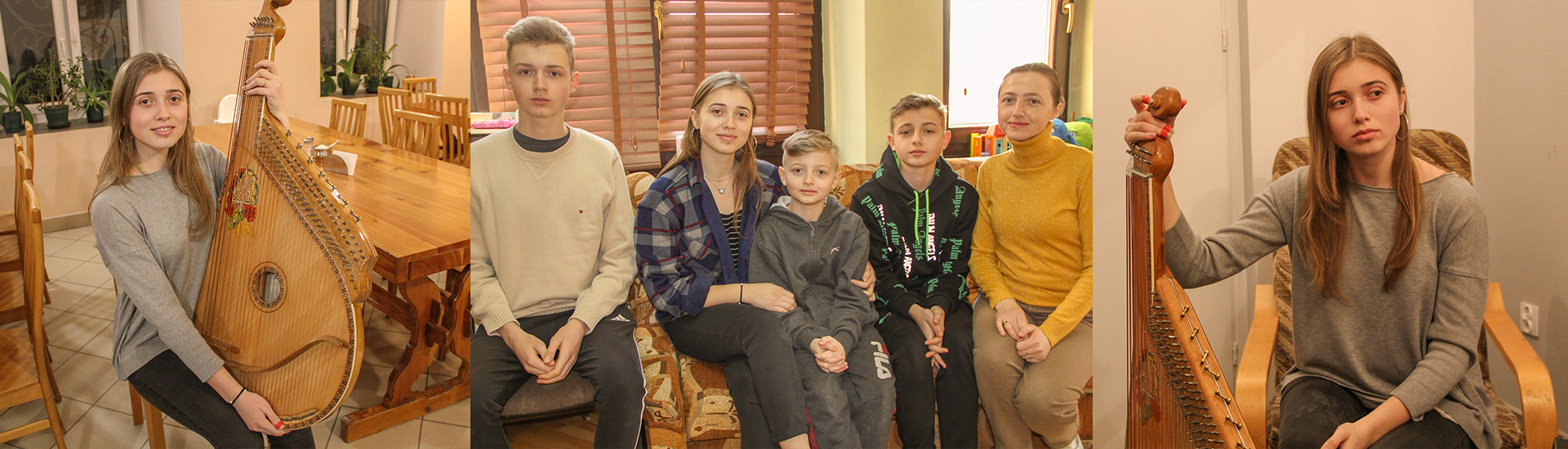 Emergencia Ucrania. Nastia, la joven refugiada que transmite esperanza con la música de su bandura