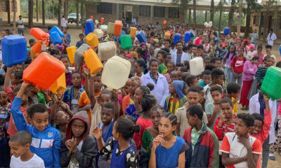 Agua para las familias en Adamitullo