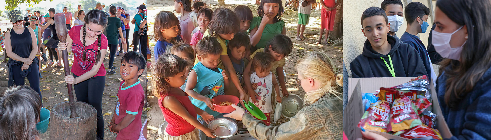 Compartir el pan y atender a los enfermos, objetivos del voluntariado salesiano con la comunidad indígena xavante en Brasil