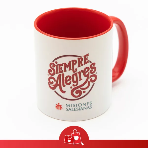 TAZA SOLIDARIA "SIEMPRE ALEGRES"