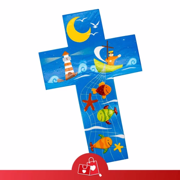 CRUZ MILAGRO DE LOS PECES