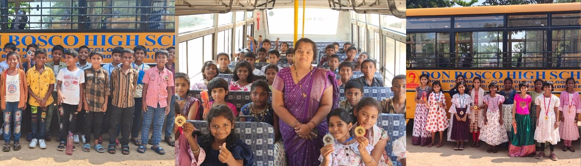 Esperanza y futuro en Don Bosco Academy de Nalgonda (India) gracias a un autobús escolar