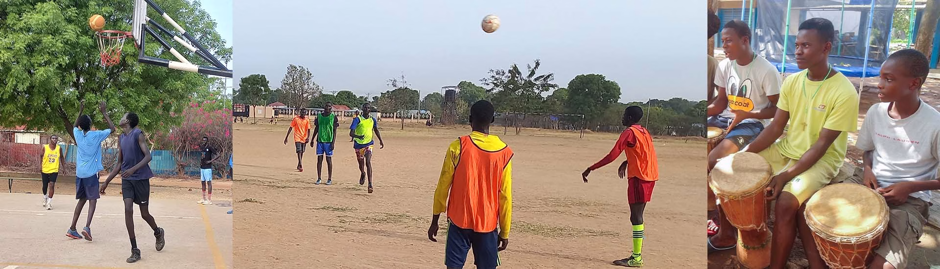 Capacitación de jóvenes a través del deporte y la música en Sudán del Sur